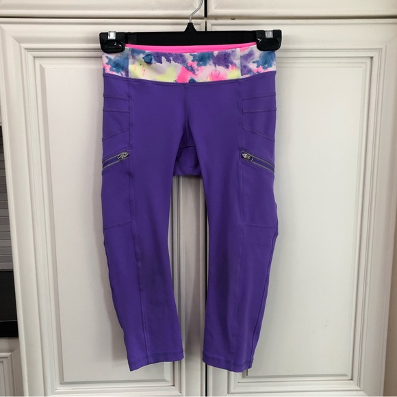 Unique Ivivva by Lululemon crop leggings - Picture 1 of 12